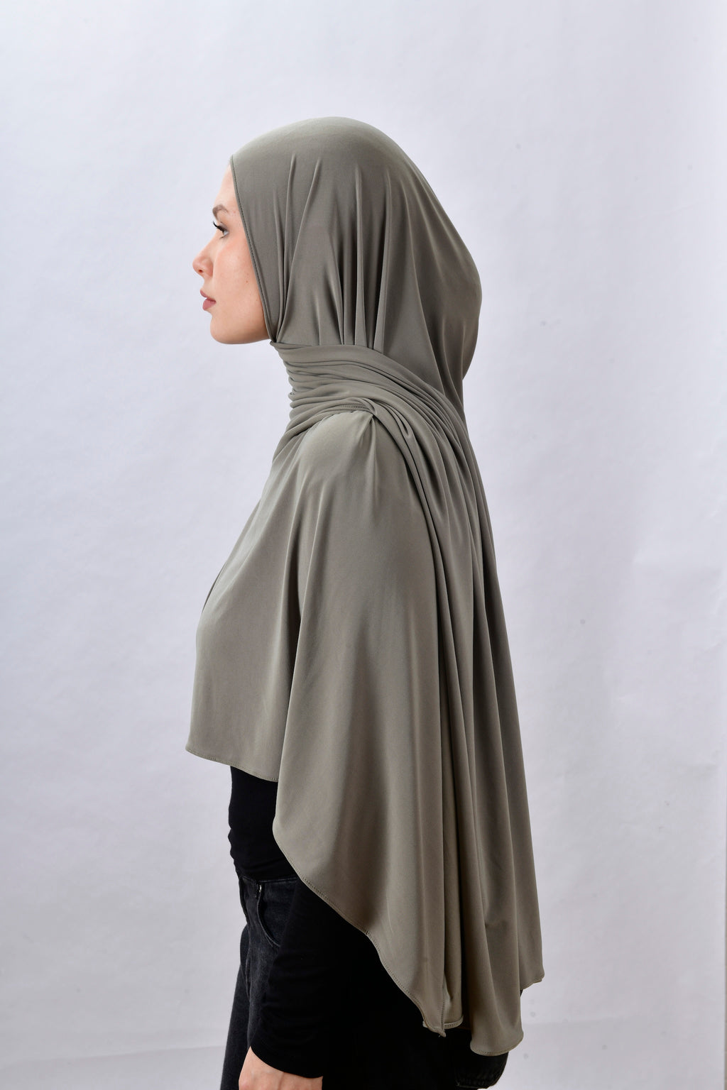Schal - Olive Grey