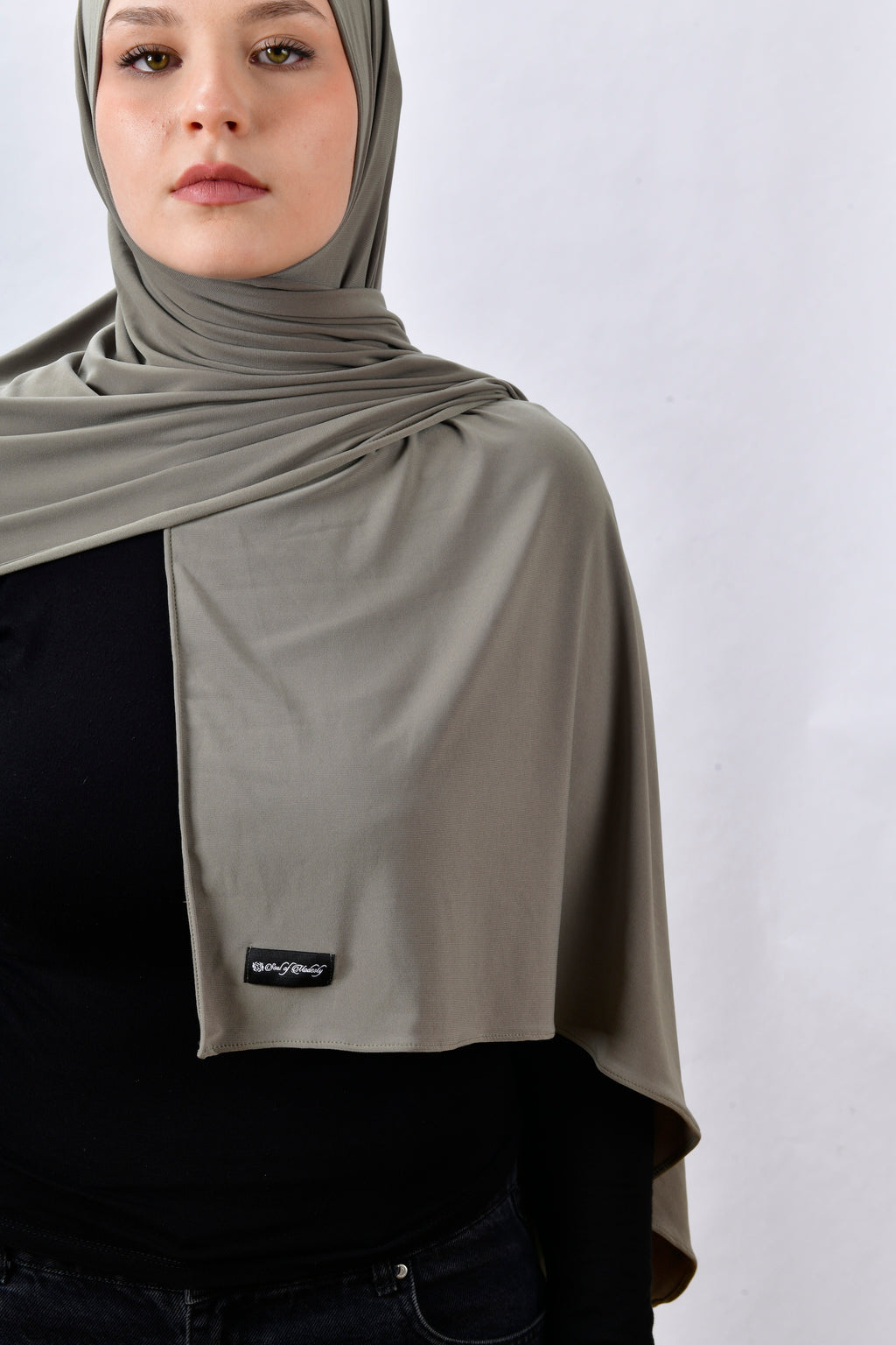 Schal - Olive Grey